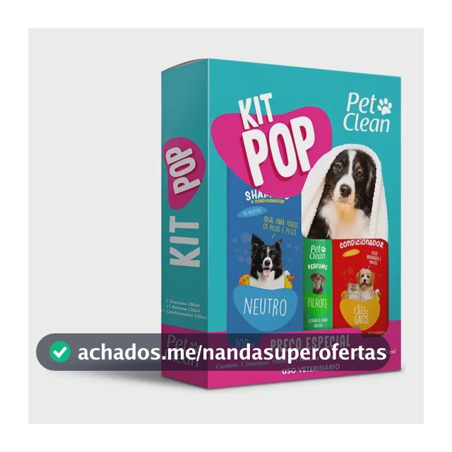 Kit Banho Shampoo Condicionador Perfume Para Cães Pet Clean Cheirinho De Banho Todo Dia