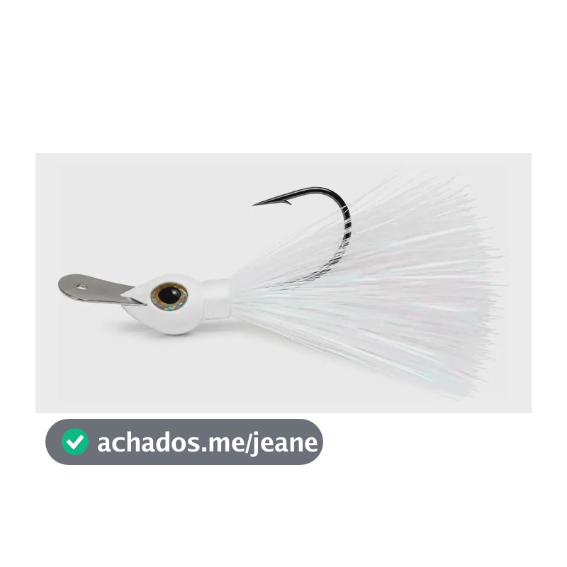 Isca Artificial Tucunare Jumelo Diversa Jig Superficie Fundo Jumelo Jigs Evolution 14g Cor06 Branco