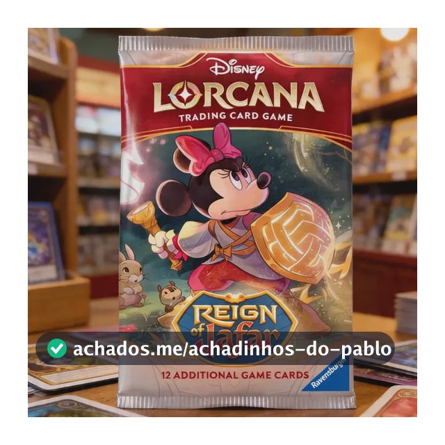 Booster Lorcana Tcg  - 12 Cartas - Disney Lorcana Reign Of Jafar Inglês Reign Of Jafar