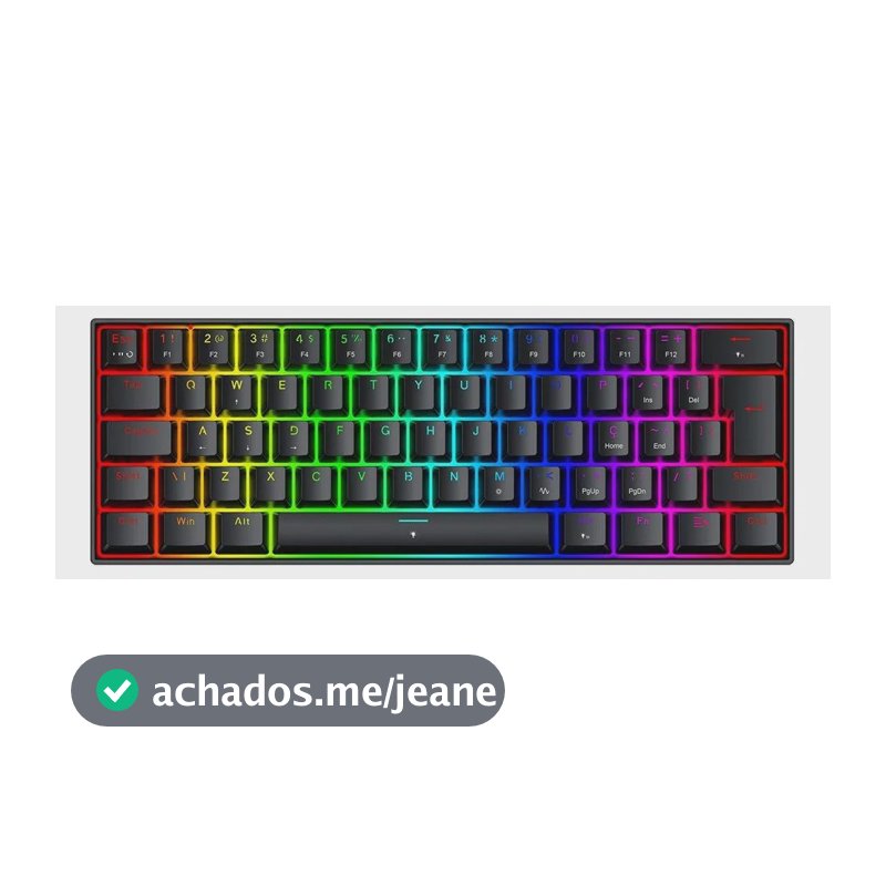 Teclado Gamer Redragon Fizz K617rgb-m Magnético 60% Rgb