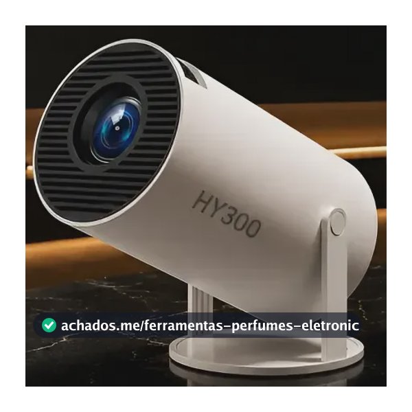 Projetor Portátil 4k Hd Android 11.0 Smart Wifi 5g Bluetooth Branco Hy300 127/220v