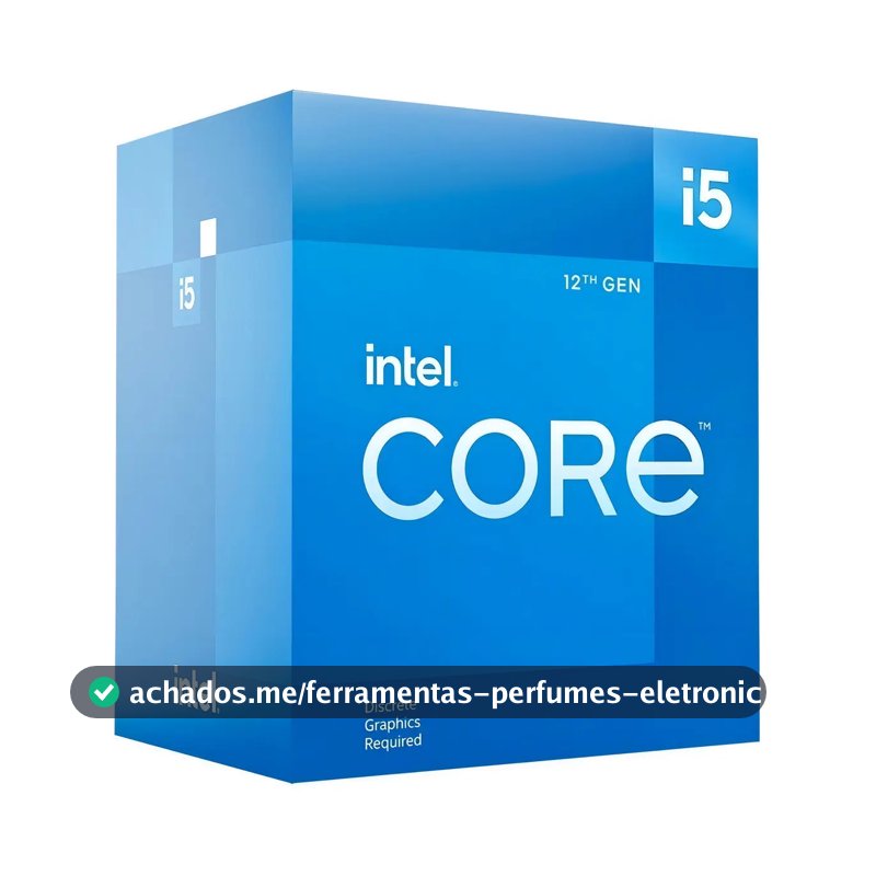 Processador Intel Core I5-12400F 2.50GHZ 18MB DDR4/5 FCLGA1700 BX8071512400F