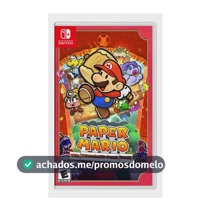 Paper Mario The Thousand-year Door Switch Mídia Física