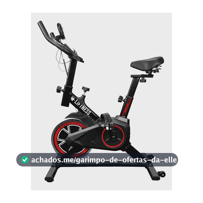 Liftness Bicicleta Ergométrica Spinning Profissional 120kg Silenciosa