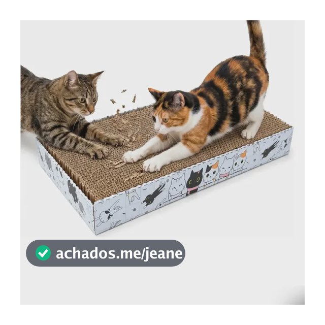 Arranhador de Papelão para Gatos 42x24x5cm Horizontal Plano Brinquedo Antiestresse para Afiar Unhas Proteger Sofá Móveis Cortinas Ondulapel