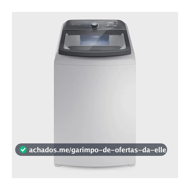 Lavadora de roupas Electrolux Efficient Lee18 18kg com cesto inox 127