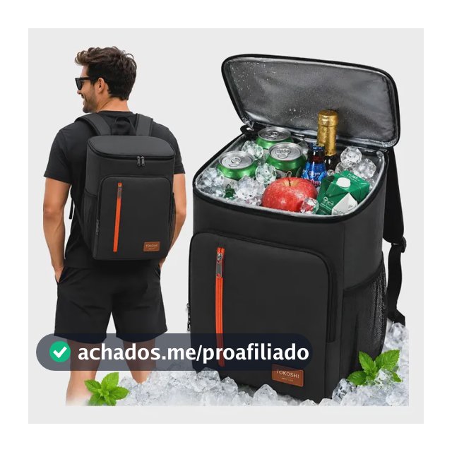 Bolsa Térmica Mochila Marmita Grande Cooler Impermeável