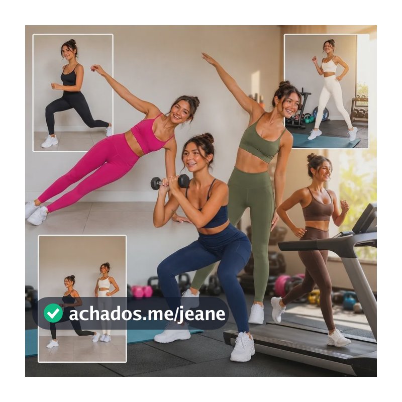 Conj Fitness Academia Legging+top Zero Transparência +brinde Preto Liso Gg-46