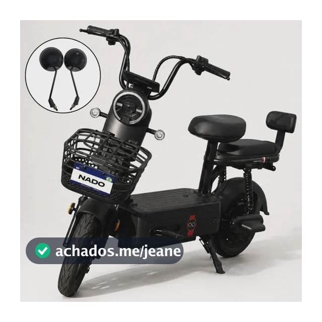 Bicicleta Elétrica NADO C2 com Motor 1000W e Bateria de Lítio Removível 48V