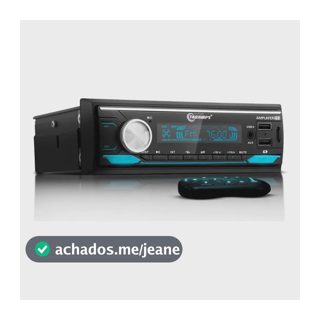 Player Automotivo Taramps AMPLAYER G2 com Bluetooth e 400W RMS