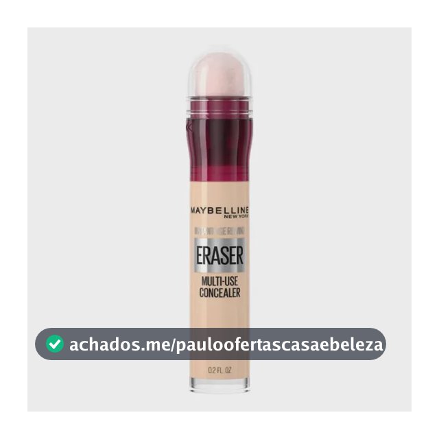 Corretivo Líquido, Multiuso que Corrige Olheiras e Linhas Finas, Contorna e Ilumina, Alta Cobertura e Fórmula Vegana, Cor 100 Ivory Instant Age Rewind Maybelline NY 6ml