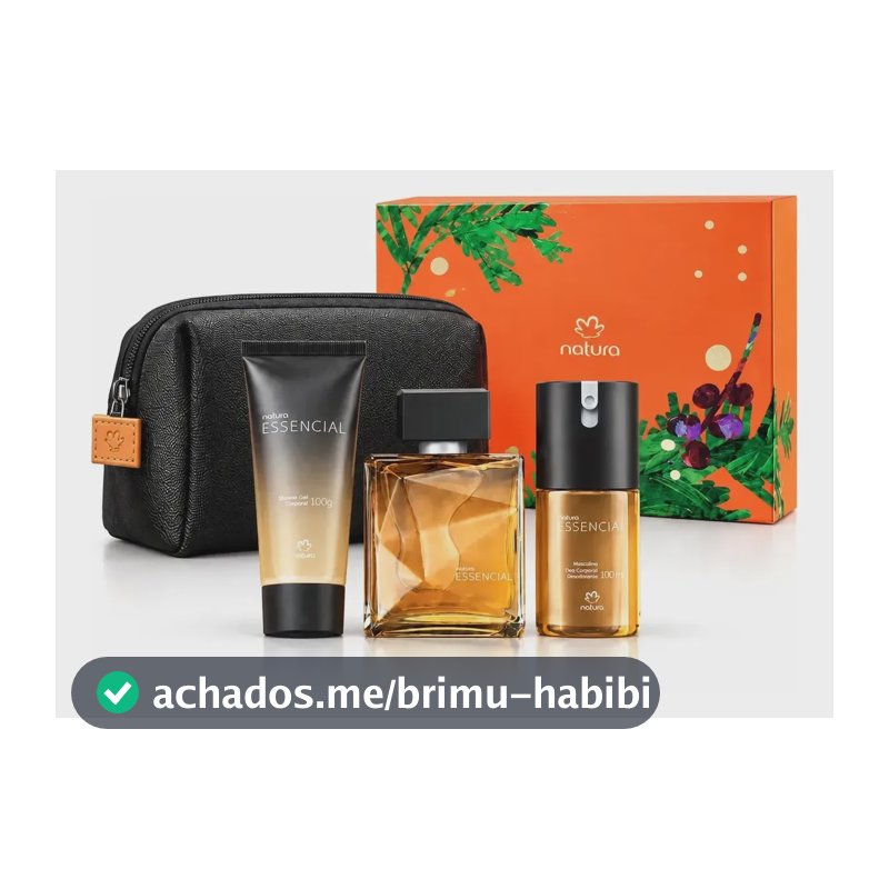 Presente Kit Natura Essencial Clássico Tradicional Masculino Original