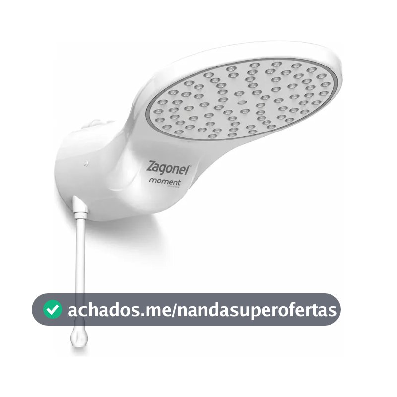 Chuveiro Eletrônico Zagonel Moment 7500W Branco