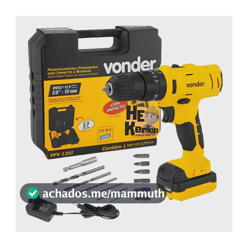 Furadeira Impacto Parafusadeira Bateria Eletrica Sem Fio Kit C/ Impacto Ferramenta Chave Eletrica Sem Fio Maleta Kit Profissional Tipo Dewalt Makita Bosh 127/220v 50/60