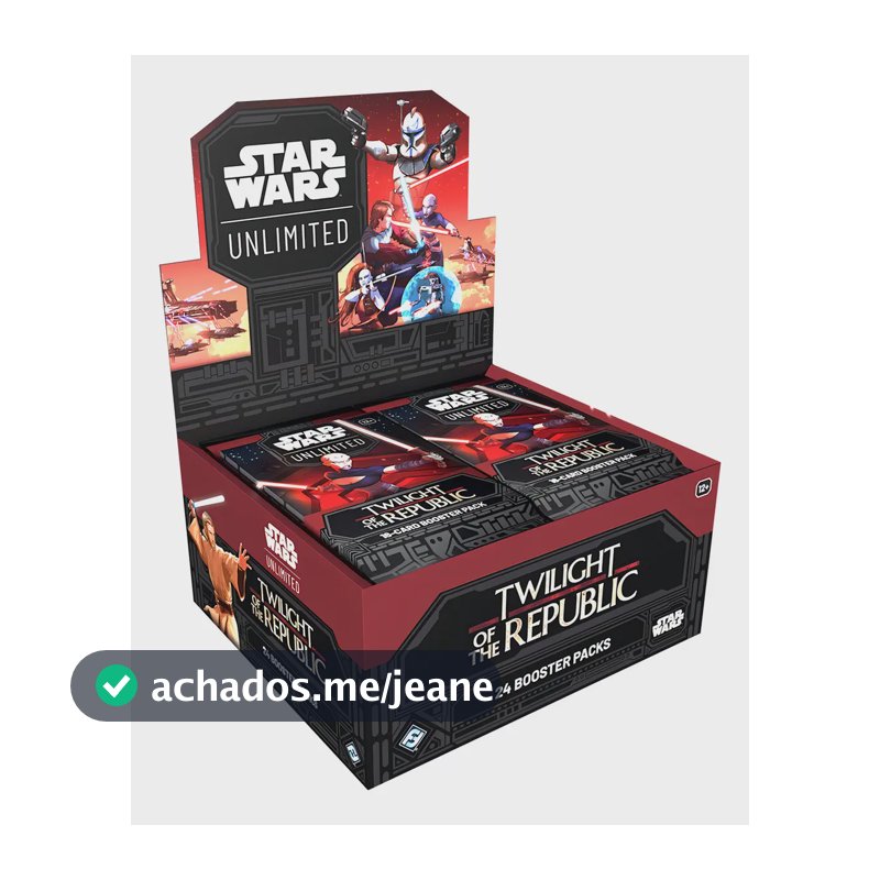 Caixa de reforço Star Wars Tcg Twilight Of The Republic Caixa de reforço Star Wars Tcg em inglês