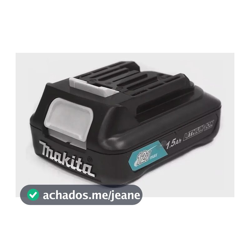 Bateria Slide 12v 1,5ah Li-ion Bl1016 Cxt Original - Makita