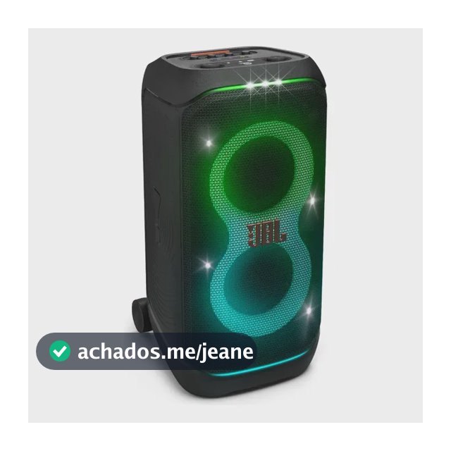 Caixa De Som Bluetooth Partybox Stage 320 Jbl Blpbstage320br Preto 127/220v