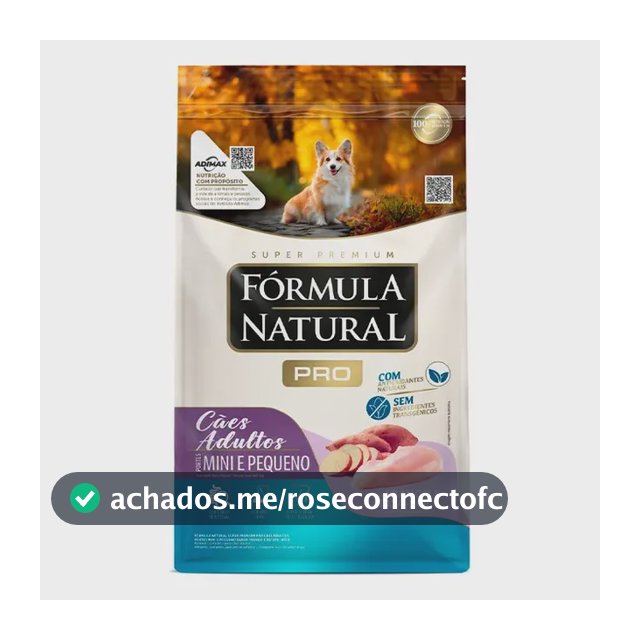 Ração Fórmula Natural Pró Cães Adultos Mini Peq Frango 2,5kg