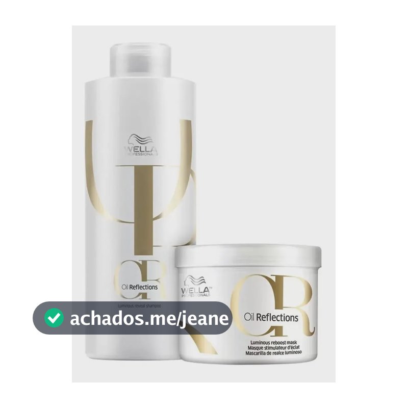 Wella Oil Reflections Kit Shampoo 1l + Mascara 500g