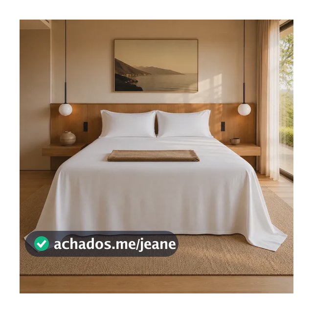 Lençol De Cobrir De Cima S/ Elástico P/ Cama Casal 400 Fios