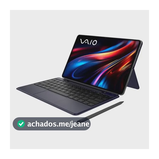 Tablet VAIO TL12 8GB 128GB Octa-Core Tela AMOLED 12.6” 2.5K com Teclado de Conexão Inteligente e Caneta Ativa 5G WiFi Câmera 13MP + Selfie 12MP 10.090mAh Android 15 – Preto