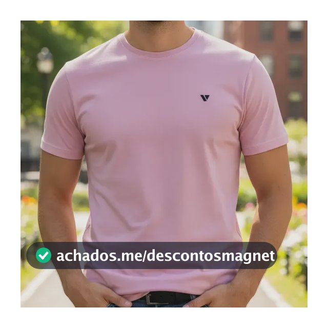 Camiseta Masculina Camisas Slim Voker 100% Algodão Atacado