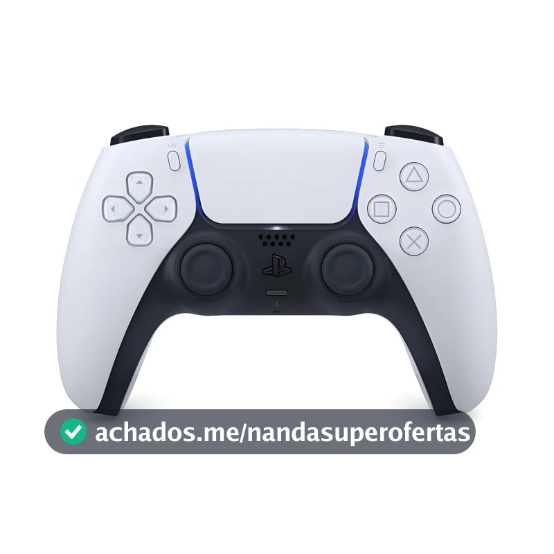 Controle Sony Dualsense Sem Fio White Ps5