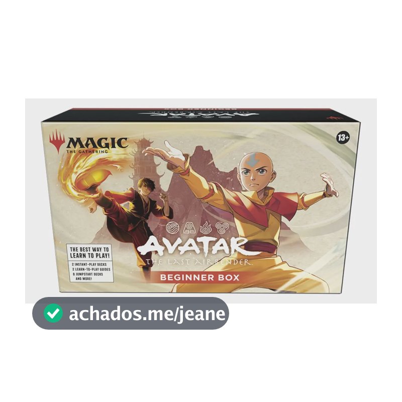 Box Iniciante Magic Avatar A Lenda de Aang 2025 2 Decks Estratégia