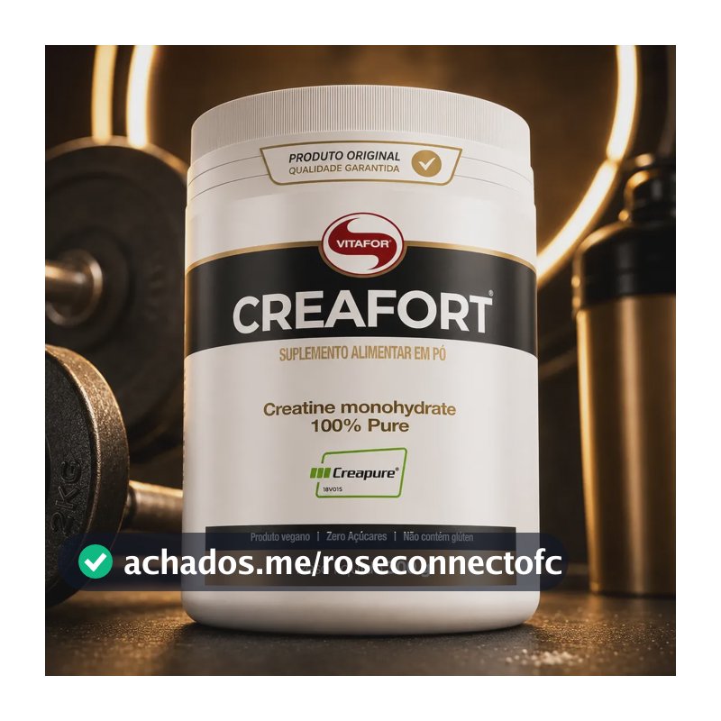 Creatina Creapure Creafort Vitafor Monohidratada 300g Pote Without Flavor