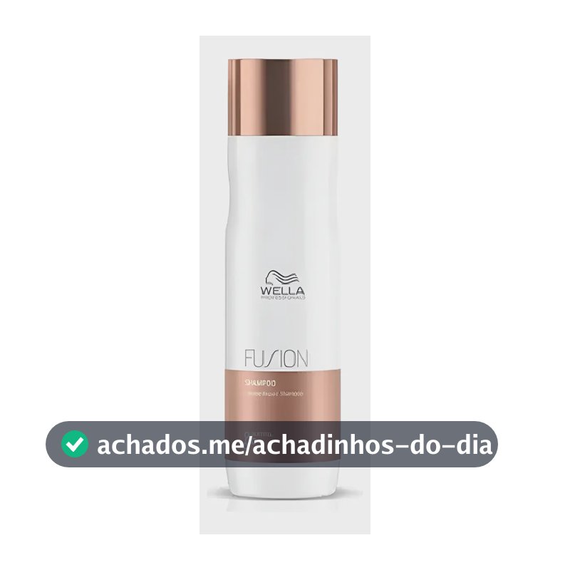 Shampoo Wella Fusion 250ml: Reparação Extrema 95% Mais Forte