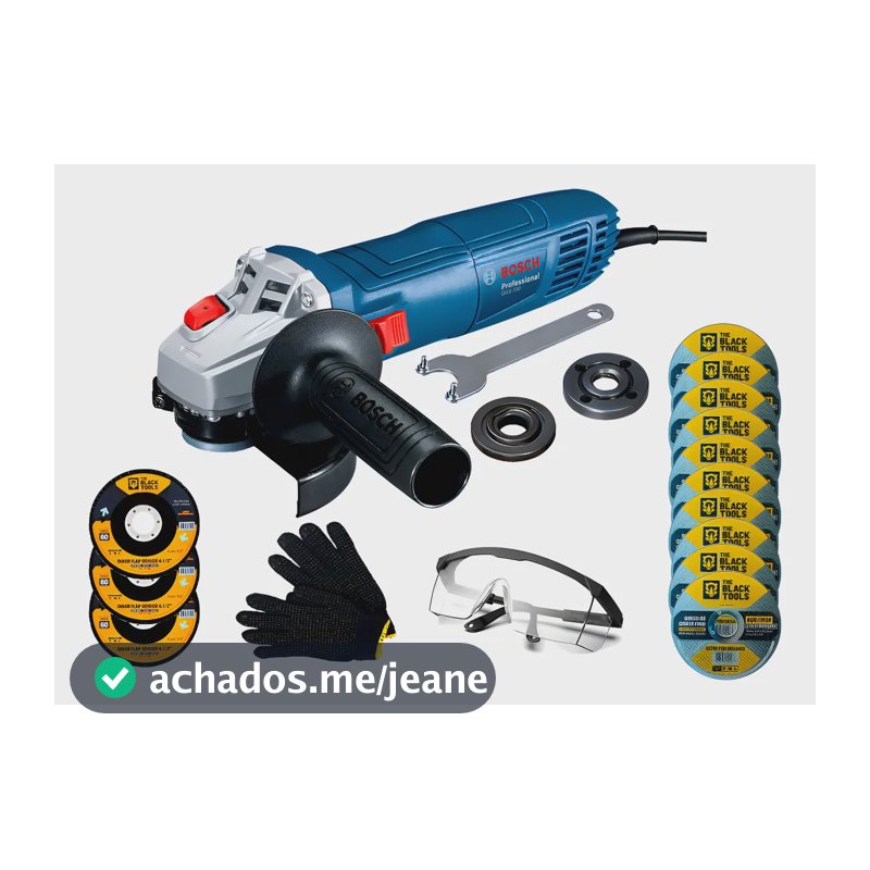 Esmerilhadeira Lixadeira Gws700 710w Bosch C/ Acessórios Cor Azul-aço Frequência 60