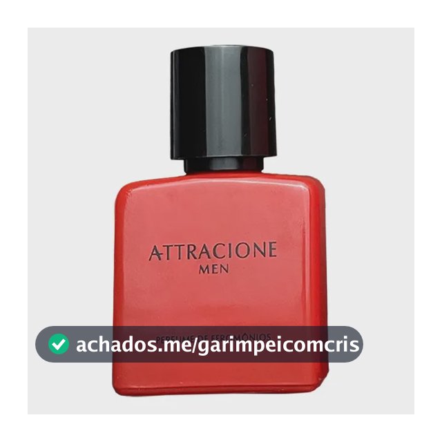 Attracione Men perfume Masculino Com Feromônios Ativados 25 mL