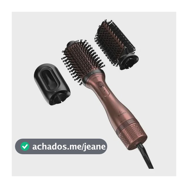 Escova 3 Cabeças Gama Italy Marula 3d Therapy Bivolt