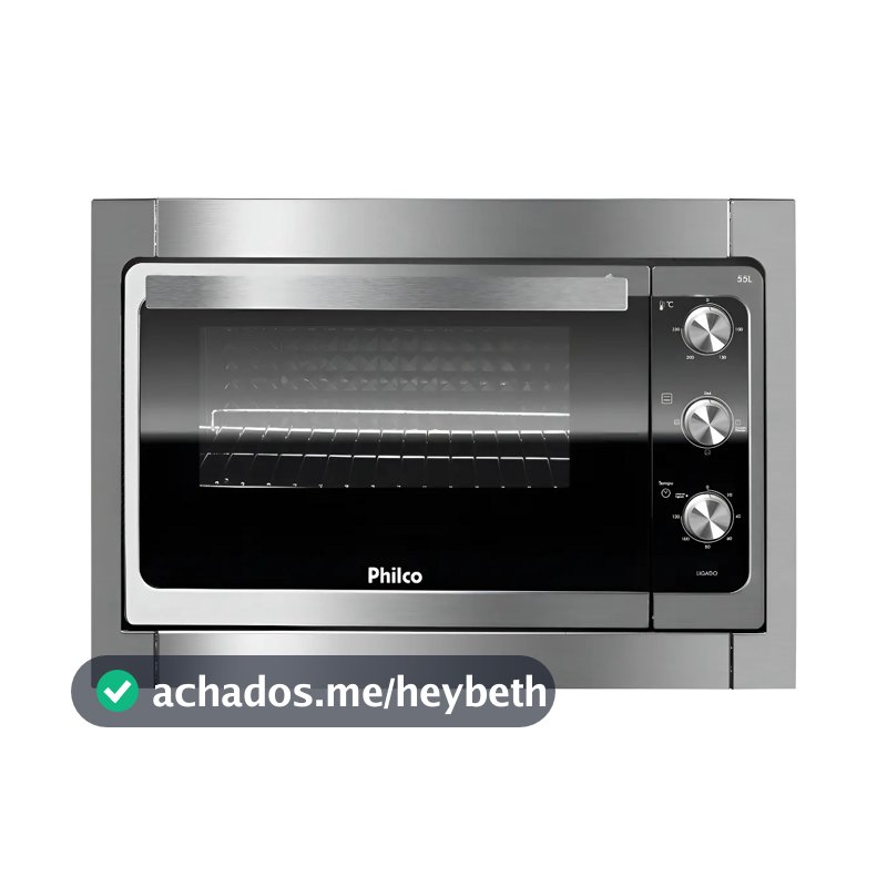 Forno Elétrico De Embutir Pfe55e 55 Litros Philco Cor Inox
