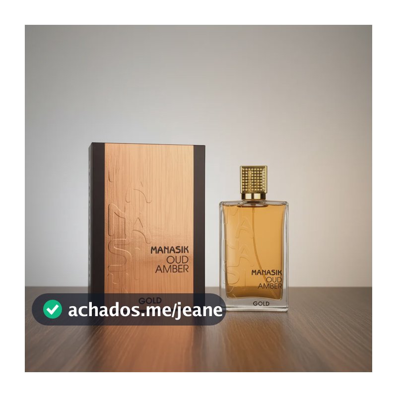 Perfume Manasik Oud Amber Gold 100ml Eau De Parfum Unissex