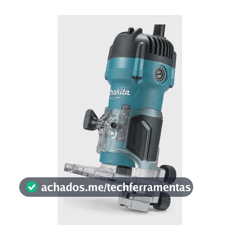 Tupia manual 530 watts com pinça de 6mm M3700b Makita