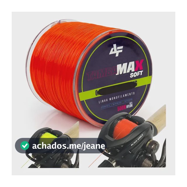 Linha Tamba Max Soft 0,40mm - 500m Monofilamento Albatroz