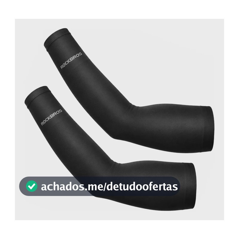 Manguito Rockbros UV400 Térmico Corrida Ciclismo Proteção Solar Bike Moto Tamanho Único