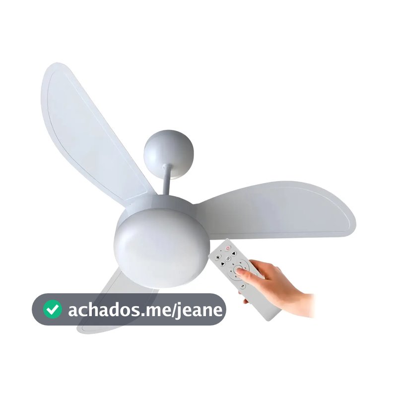 Ventilador De Teto C/ Controle 6 Vel. Fenix Ventisol