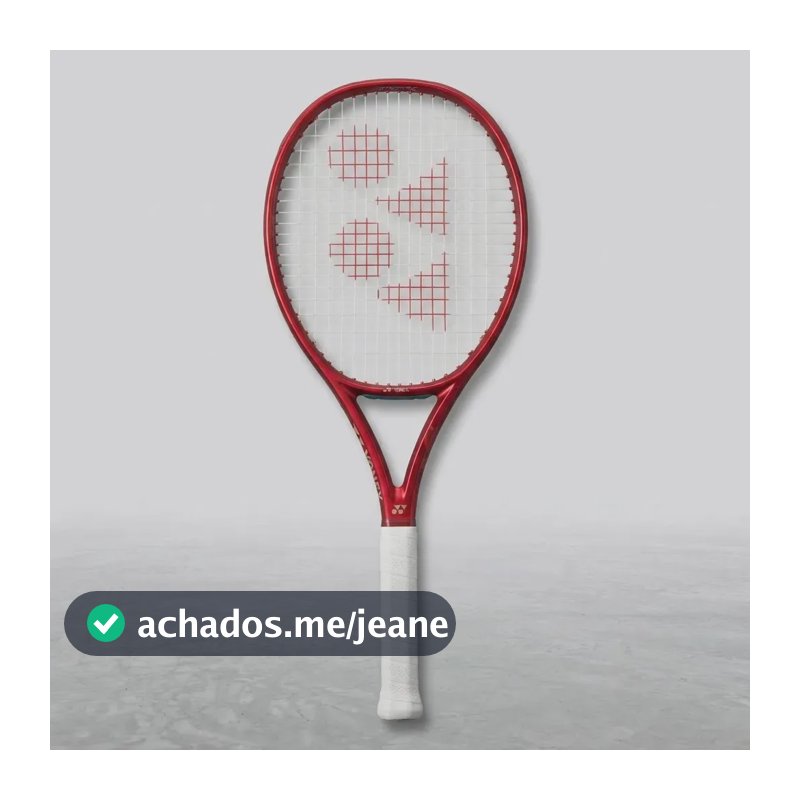 Raquete de tênis Yonex Vcore 100 300gr G8 2026 vermelha 4 1/4