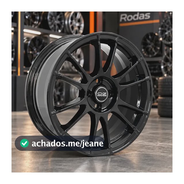 Rodas Oz Race Vw Gol Up Aro 15x6 4x100 Jogo +bicos S251 Preta