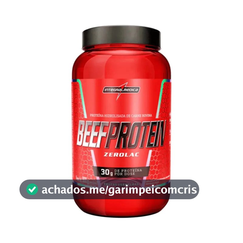 Beef Protein Hidrolisado Frutas Vermelhas 900g Integral