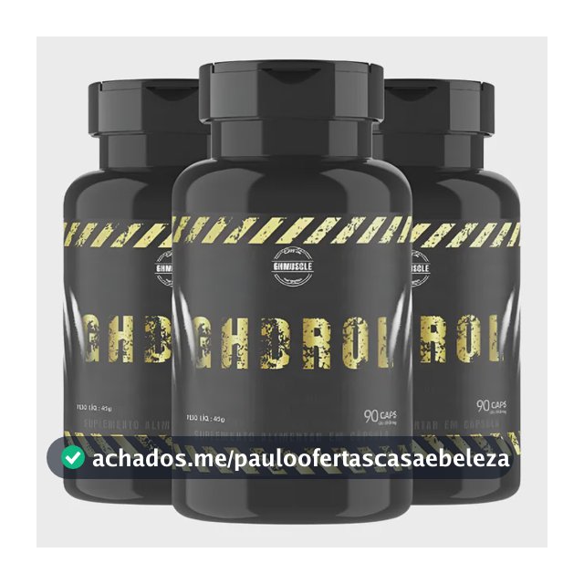 3 Gh Drol - Ghmuscle Sem Sabor