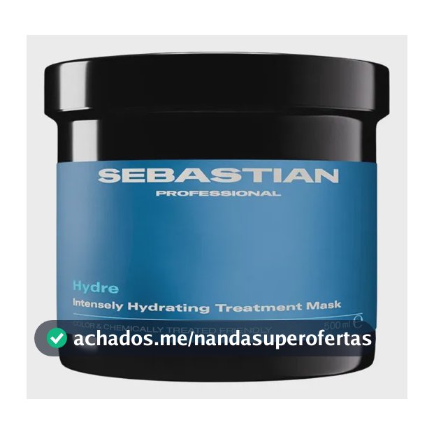 Máscara capilar Sebastian Hydre hidratação de 500mL 500g