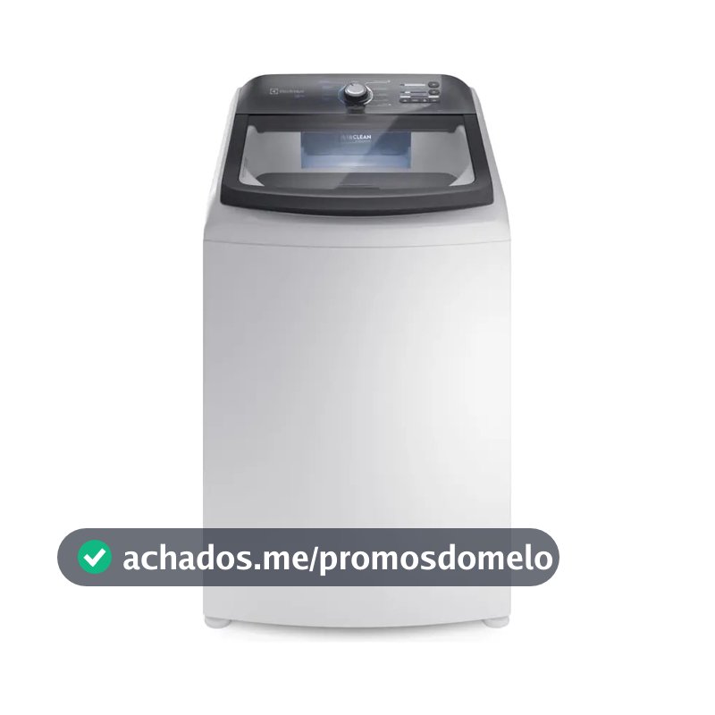 Lavadora de roupas Electrolux Efficient Lee18 18kg com cesto inox 127