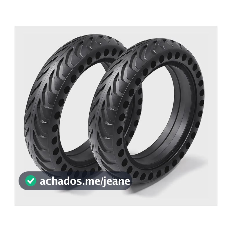 Kit 2 Pneu Maciço Patinete Eletrico 8.5 Sem Câmara