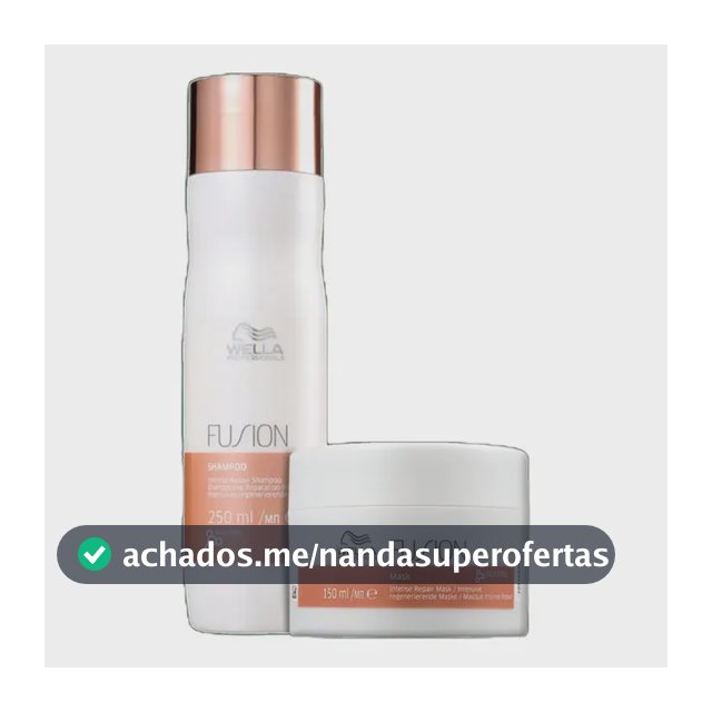 Kit Wella Professionals Fusion Duo Treat (2 Produtos) Blz Única