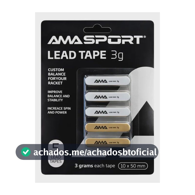 Lead Tape Ama Sport Custom Balance Peso Para Raquete Chumbo