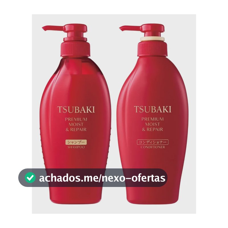 Kit Shampoo/Condicionador 450ml Moist & Repair Tsubaki