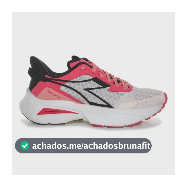 Tênis Diadora Frequenza Branco/coral Feminino